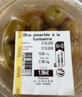 Olives pimentées à la tunisienne