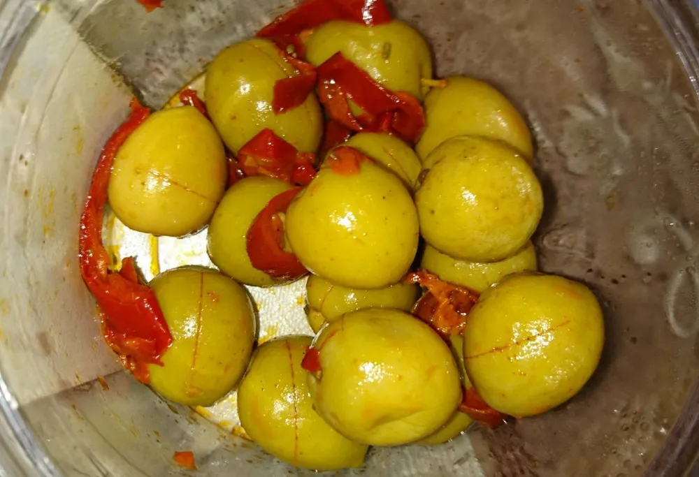 Olives cuisinées à la tunisienne
