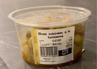 Olives cuisinées a la tunisienne