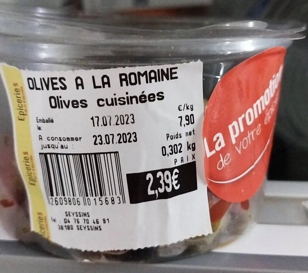 Olives a la romaine