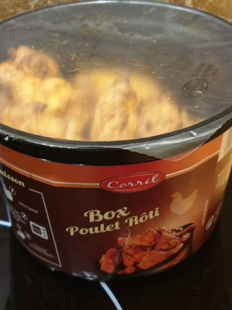 Box poulet roti