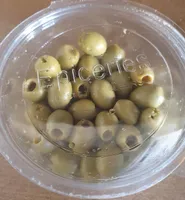 Olives vertes dénoyautées en saumure