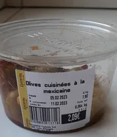 Olives cuisinées à la mexicaine