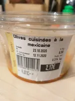 Olives cuisinées à la mexicaine