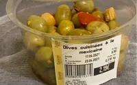 Olives cuisinées à la mexicaine
