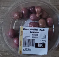 Olives violettes Meski cuisinées