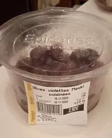 Olives violettes Meski cuisinées