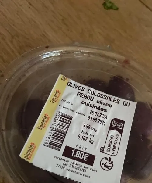 Olives colossales Pérou