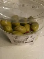 Olives vertes aux poivrons
