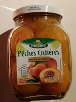 Peches entières au sirop leger