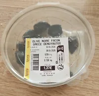 Olive noire façon Grèce dénoyautées