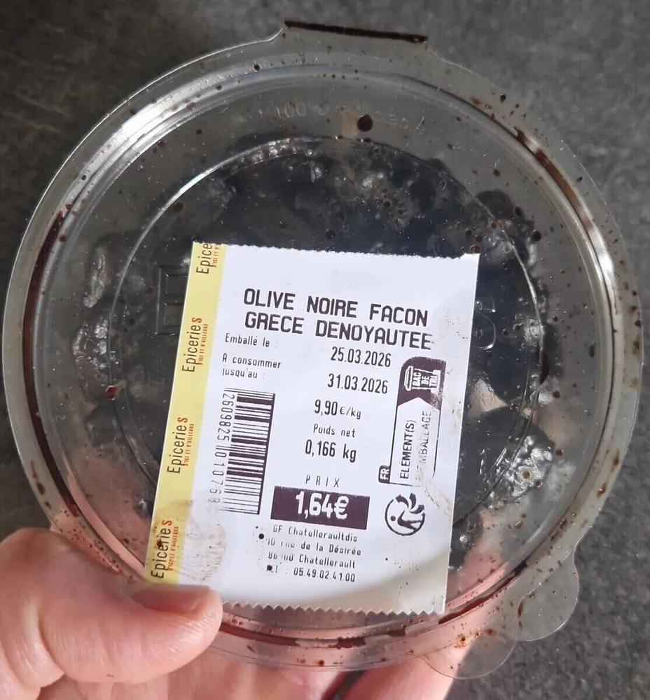 Olive noir façon Grèce