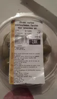 Olives vertes farcies aux amandes