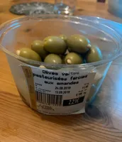 Olives vertes pasteurisées farcies aux amandes