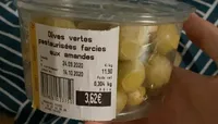 Olives vertes aux amandes