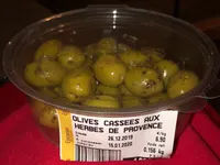 Olives casses aux herbes de provence