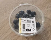 Olives noires entières à la grecque