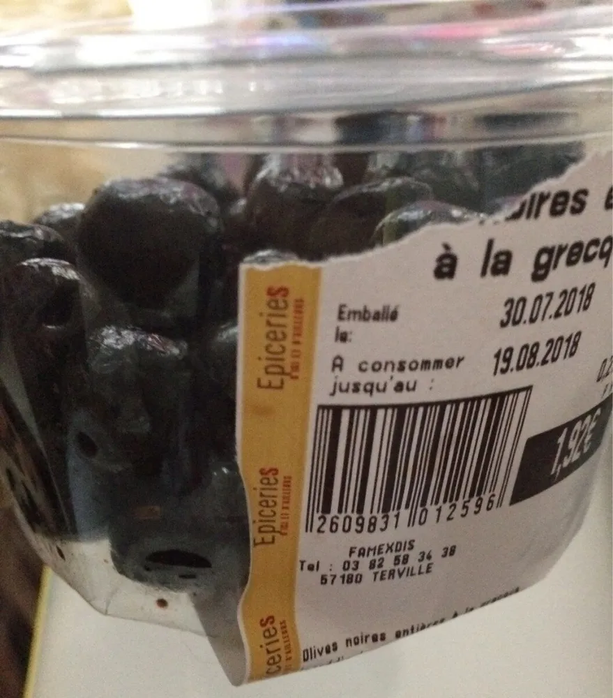 Olives a la grecque