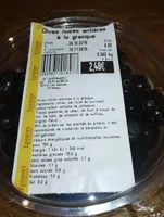 Olives noires entières à la grecque