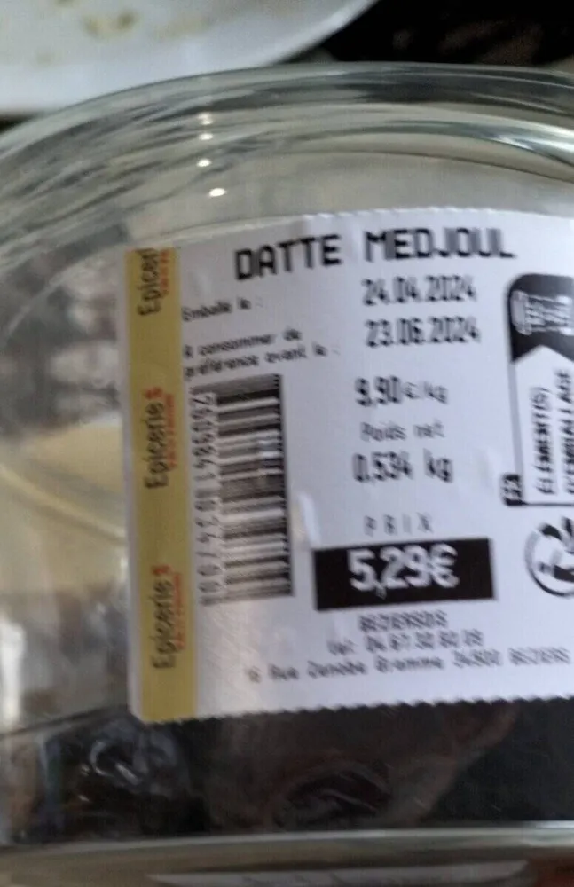 Dates medjoul