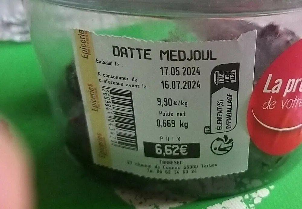 Datte medjoul