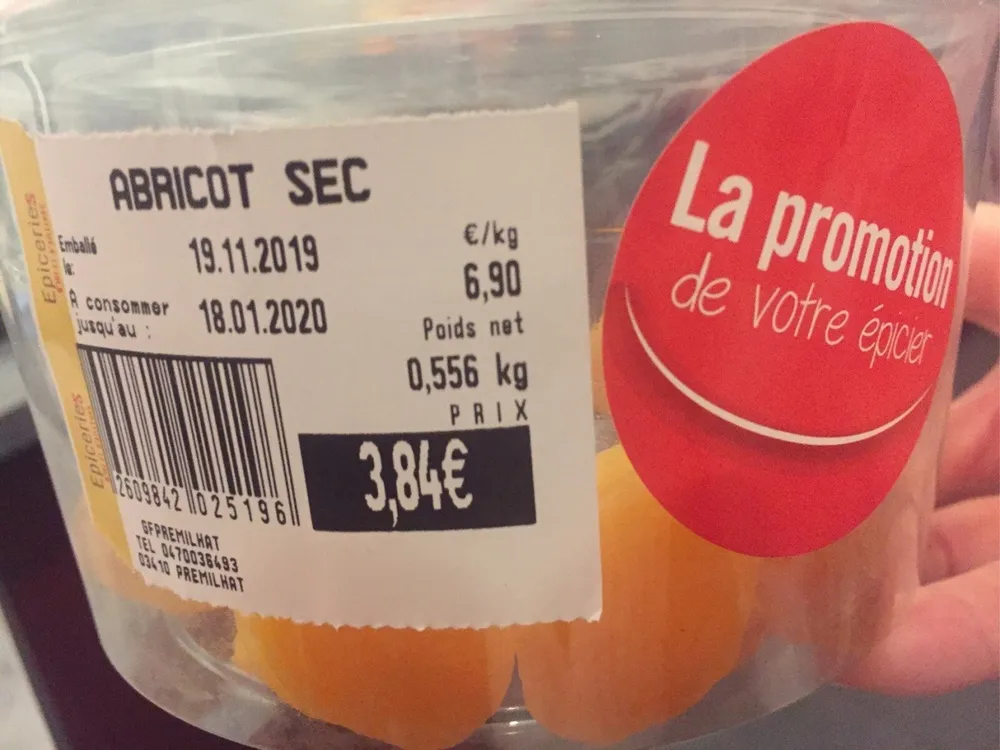 Abricot sec