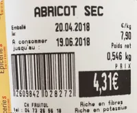 Abricot sec