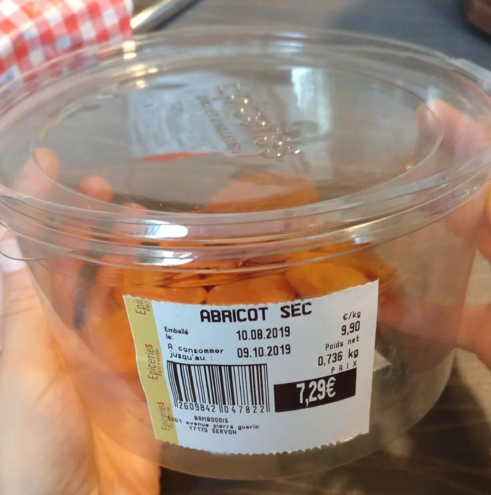 Abricots secs