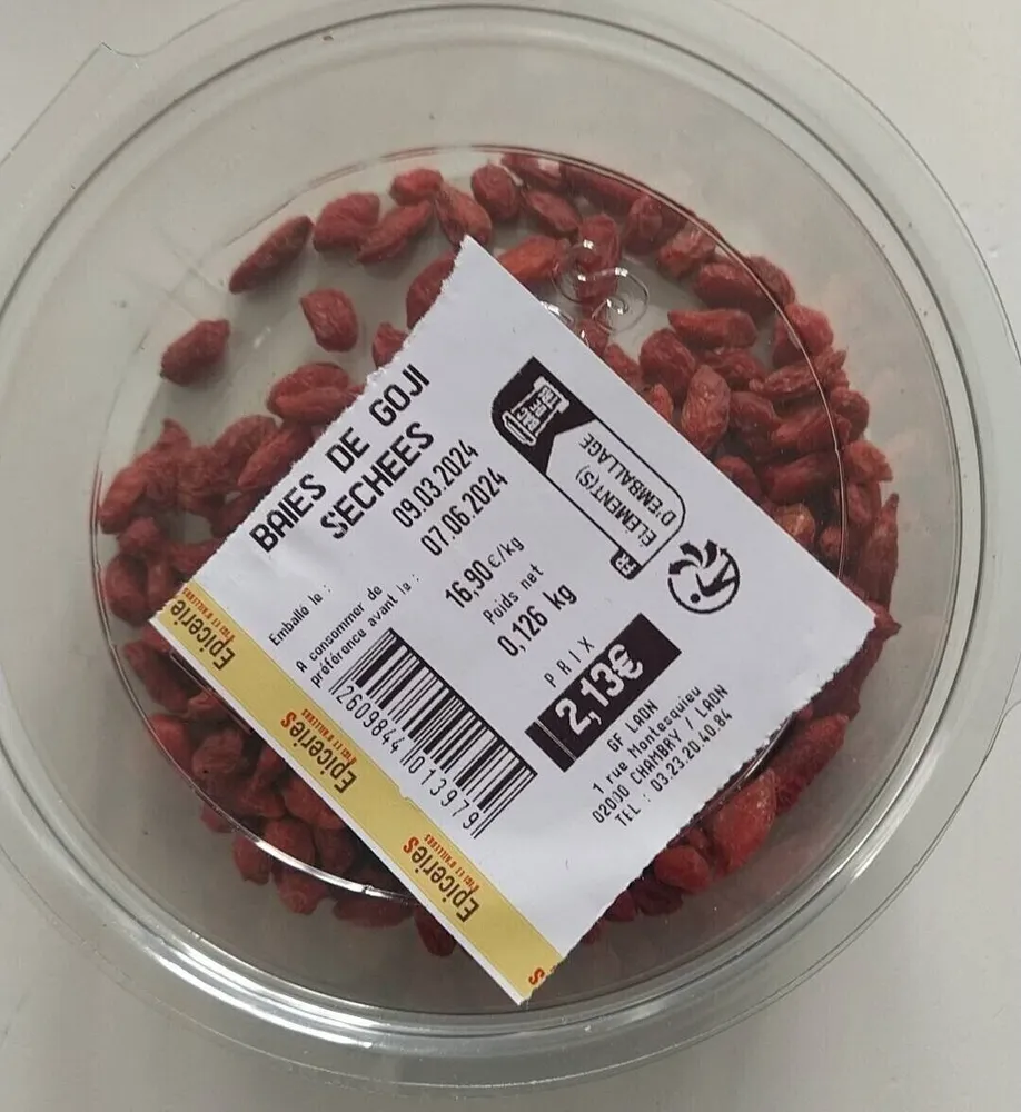 Baies de goji séchées