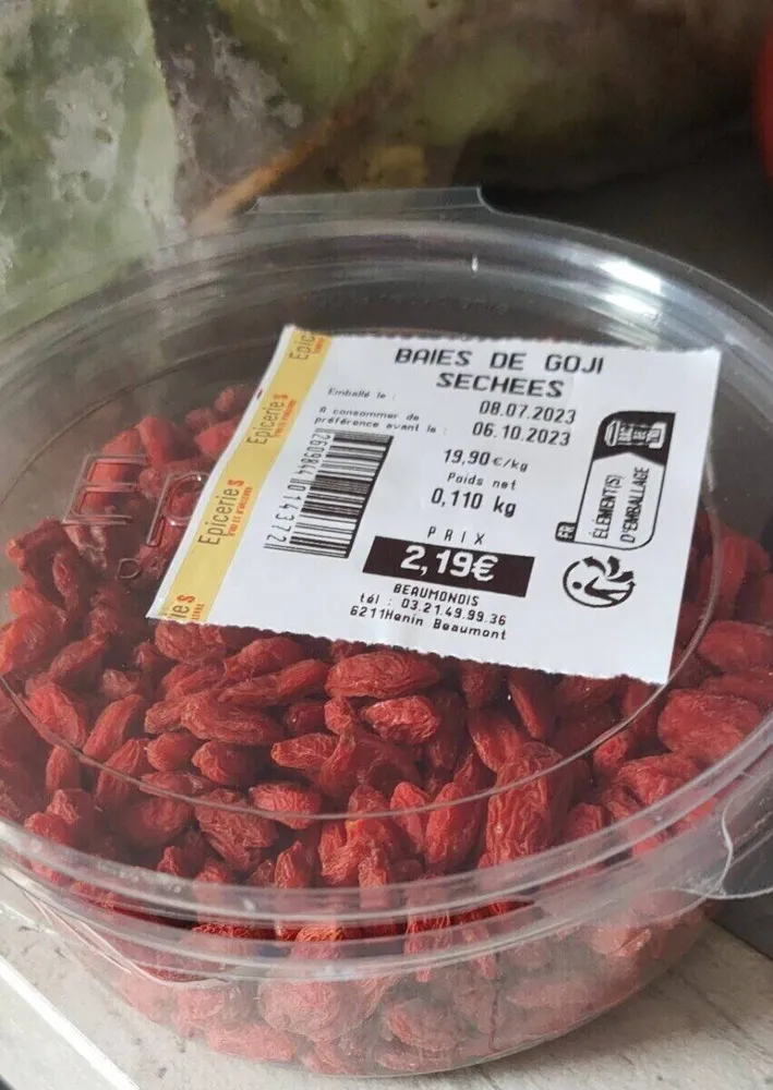 Baies de goji séchées