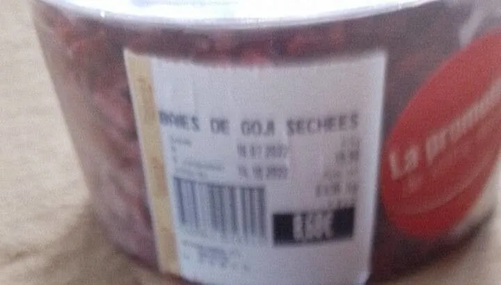 Baies de goji sechees