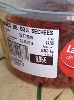 Baies de goji séchées