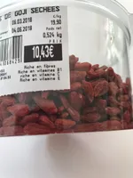 Baies de goji sechées