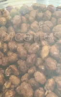Arachides grillées enrobées de sucre cuit