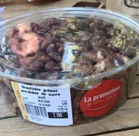 Arachides grillées enrobées de sucre cuit