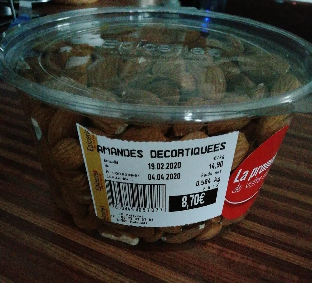 Amandes Décortiquées