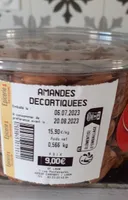 Amandes decortiquees