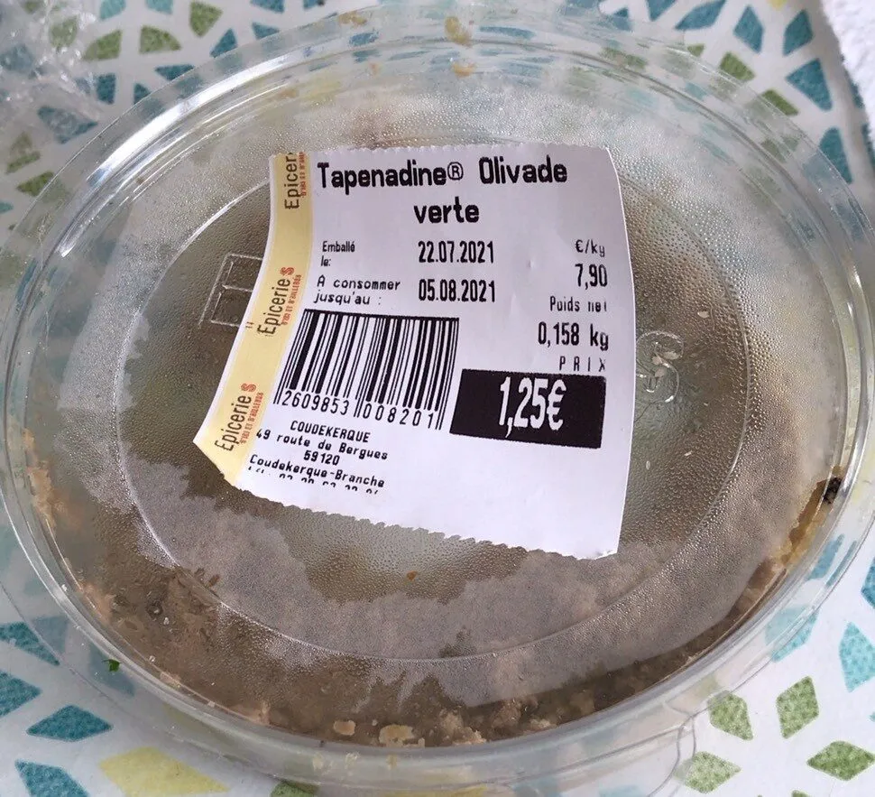Tapenade olivade verte