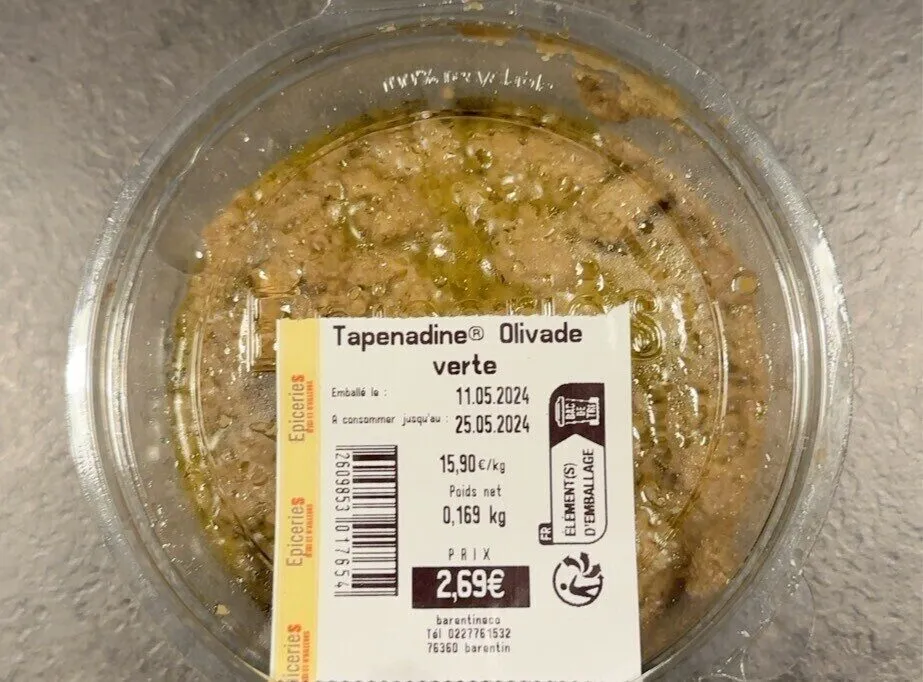 Tapenade olivade verte