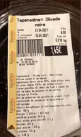 Tapenadine olivade noire