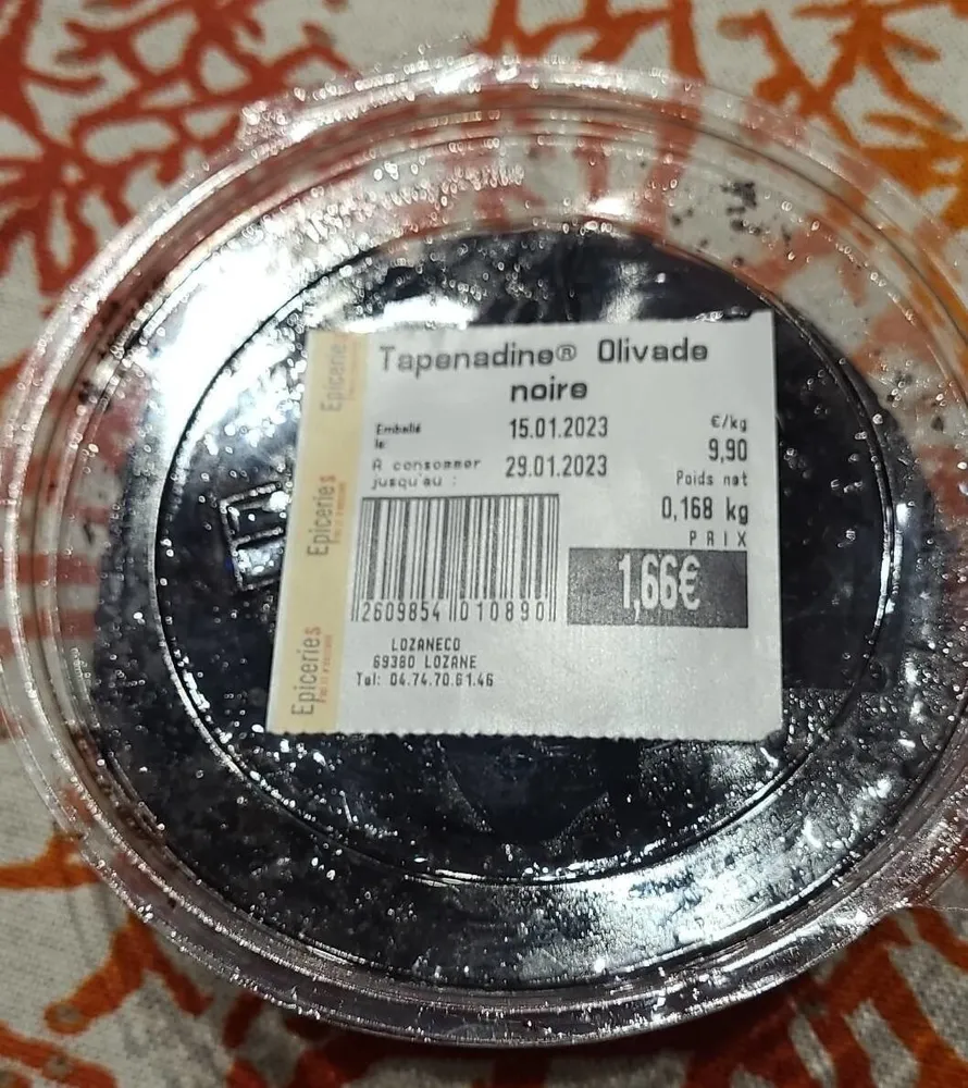 Tapenadine Olivade noire