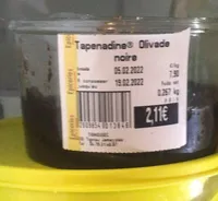 Tapenadine oliviade noire