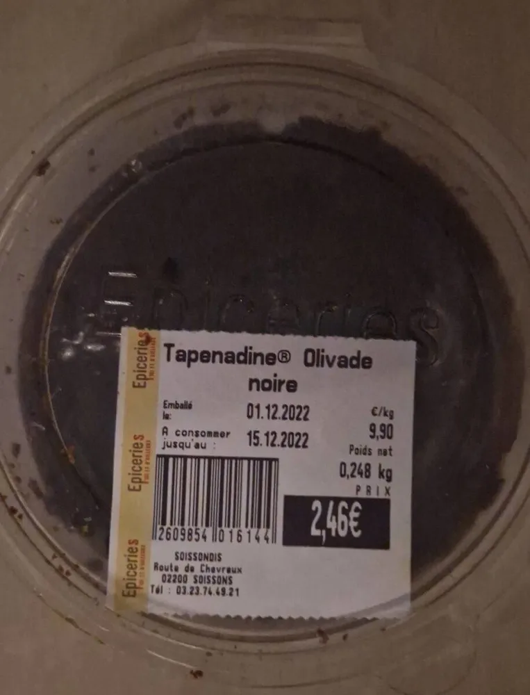 Tapenadine olivade