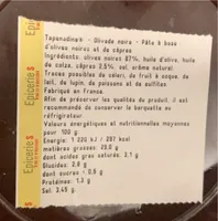 Tapenade olive noir