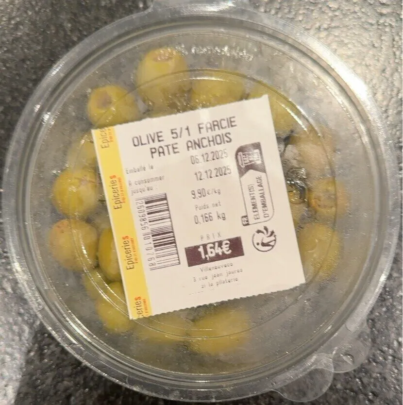 Olives Farcies Anchois