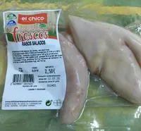 Rabos de cerdo salados