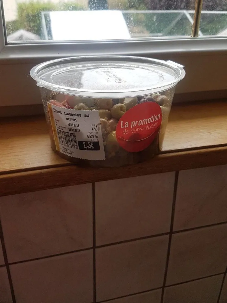 Olives cuisinėes au cumin