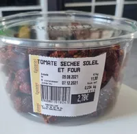 Tomate séchée soleil et four
