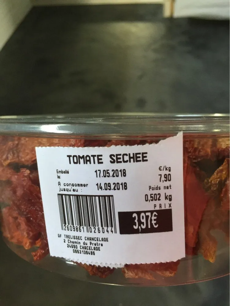 Tomate sechee