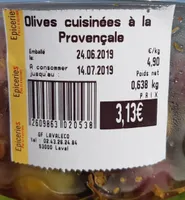 Olives cuisinées à la provençale